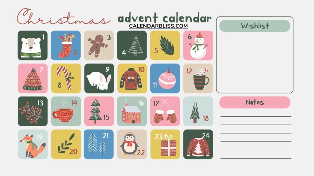 advent calendar